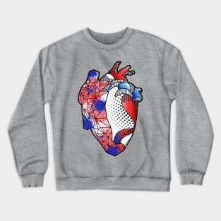 Geometric heart Crewneck Sweatshirt